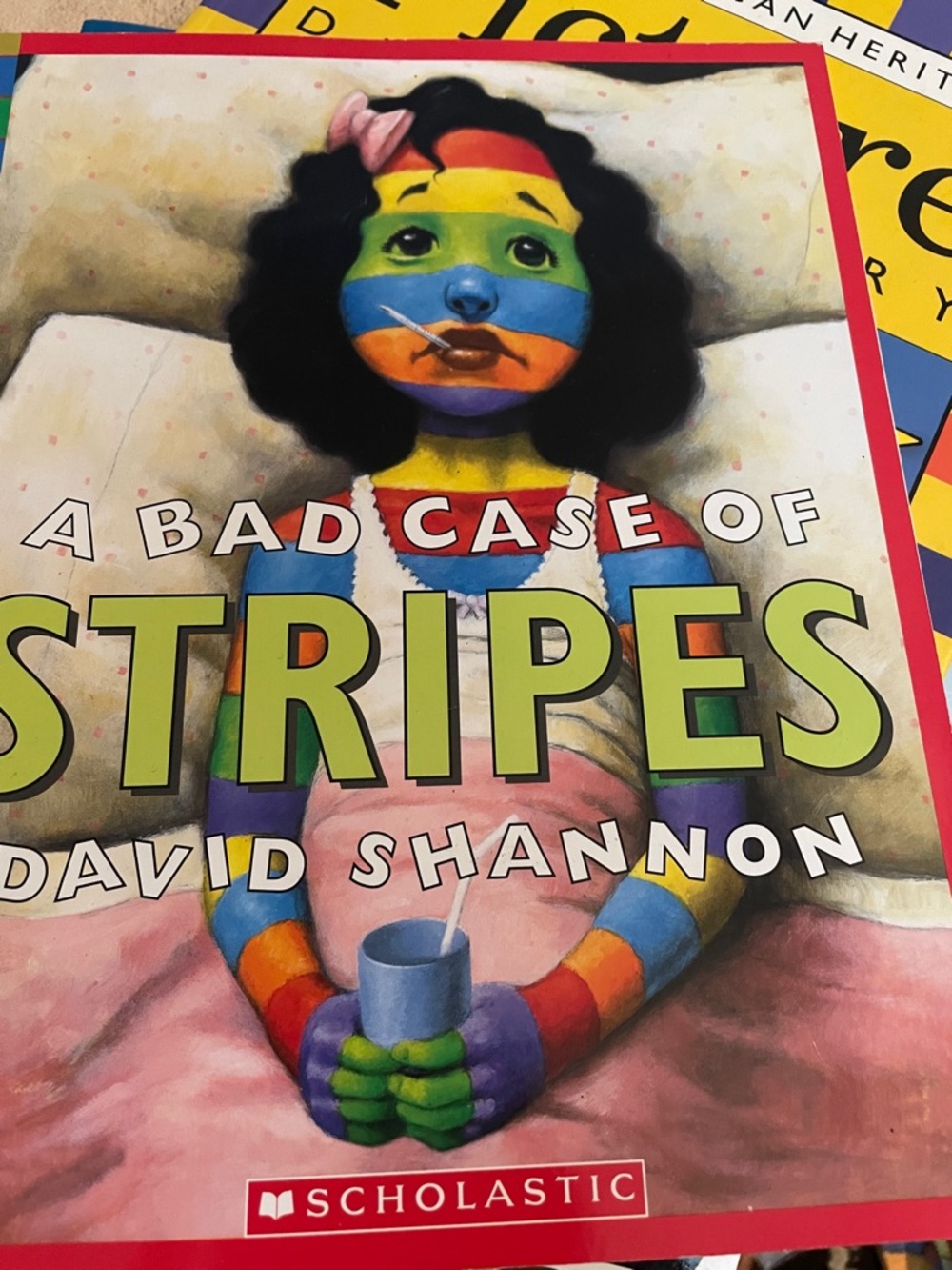 A Bad Case of Stripes by David Shannon - Colorful Children's Book Cover